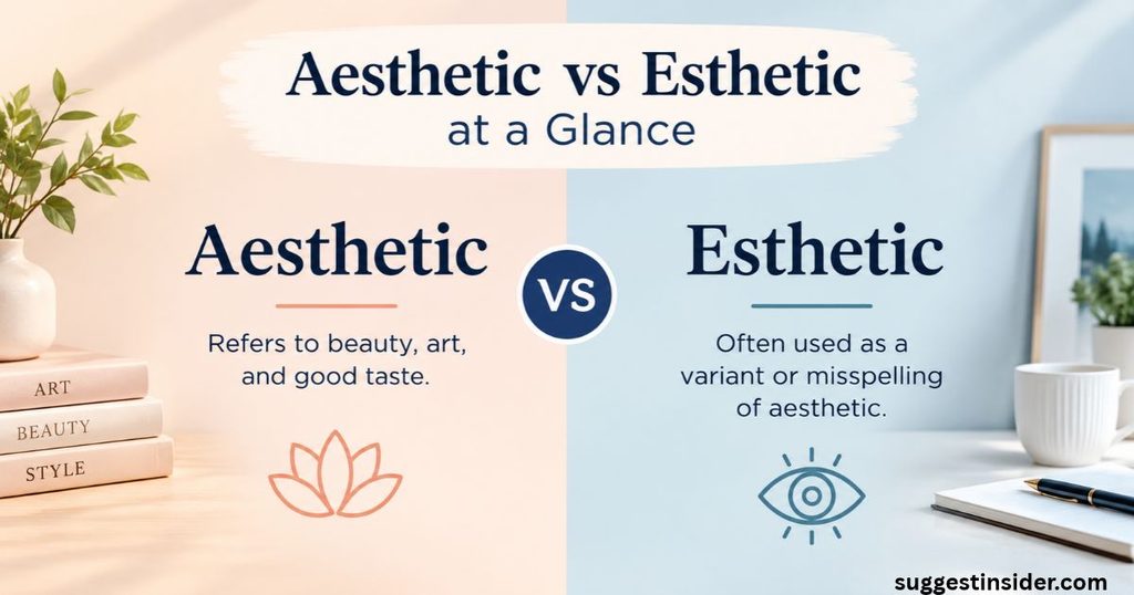 Aesthetic vs Esthetic_ Which Spelling Should You Use_