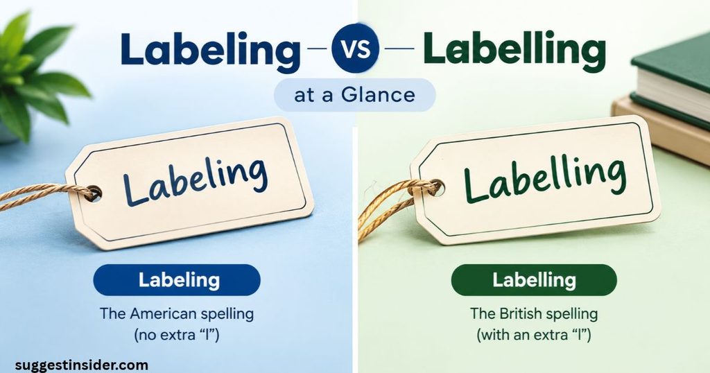 Labeling vs Labelling at a Glance